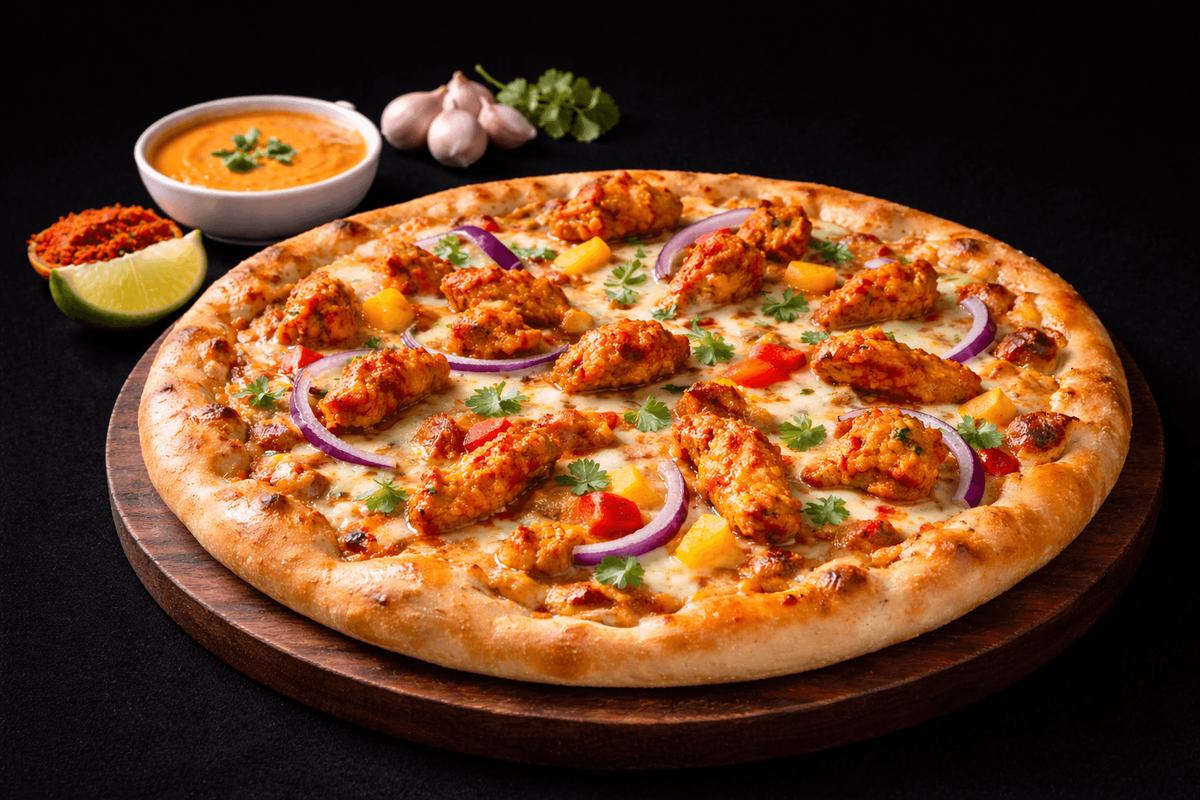 Pizza Butter Chicken